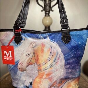 New Montana West Beautiful Boho Western Tote Bag